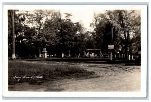 c1950's Park View Dirt Road Long Beach Ontario Canada RPPC Photo Postcard