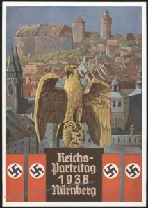 3rd Reich Germany NSDAP Reichsparteitag Hoffmann 38/4 Propaganda Card Par 111156