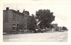 RPPC, Real Photo,Old Cars, Main Street, Edgemont, SD , Old Post Card