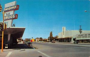 Mesa Arizona Everybodys Drugs Store Street View Vintage Postcard K91532