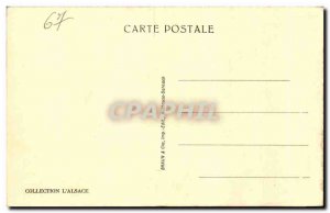 Old Postcard Alsace Storks nest