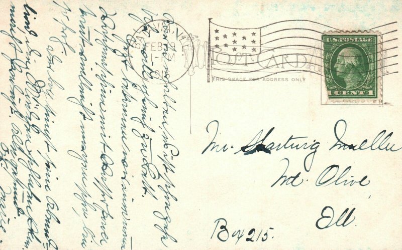 Vintage Postcard 1916 View On the Island Batavia Illinois ILL