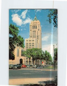 Postcard Fisher Building Detroit Michigan USA