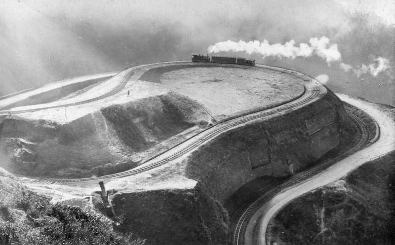 Narrow Gauge Railway and Mountain Road    *RPPC