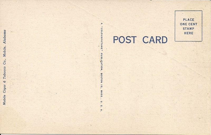 Mobile AL 1935-45 Marine Hospital USMC, Medical, Military, Flag, Linen PC