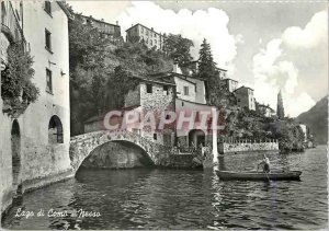 Postcard Modern Lake Como Nesso