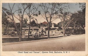 Band Stand and Terrace, Queen's Park Barbados West Indies Unused 