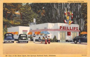 Hot Springs National Park Arkansas Phillips Drive-In Cafe,Coca Cola Sign PC U707