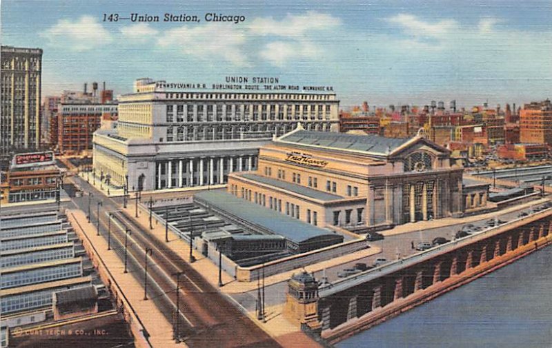 Union Station Chicago, IL., USA Chicago Train Unused 