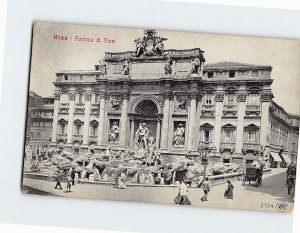 Postcard Fontana di Trevi, Rome, Italy