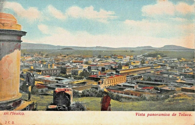 TOLUCA D F MEXICO~VISTA PANORAMICA de TOLUCA~JCS #571 POSTCARD 1900s