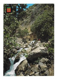 Morocco Chaouen Ras El Ma Waterfall Spring Source of Rasaelma River Postcard 4X6