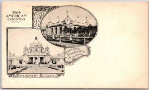 Pan-American Exposition Buffalo Right Wing Government Building Postcard