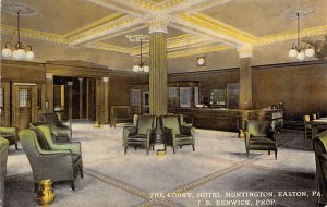Lobby, Hotel Huntington Easton, Pennsylvania PA