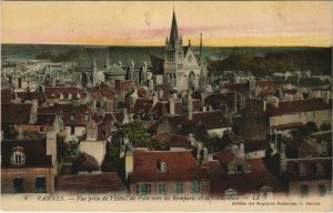 CPA VANNES-Vue prise de l'Hotel de Ville vers les Remparts (27326)