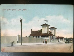 Vintage Postcard 1907 New Bath House, Lynn, Massachusetts (MA)