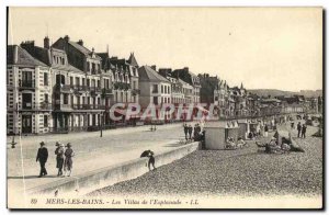 Old Postcard Mers les Bains Villas of Esplanade