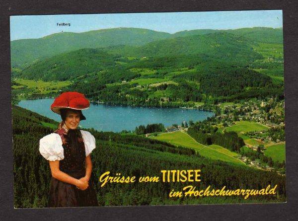 Grusse Vom TITISEE  Baden Württemberg Germany Postcard