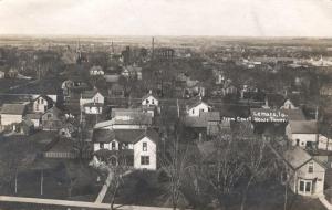 IA   1908 LEMARS  PANORAMIC VIEW   RPPC  photo postcard