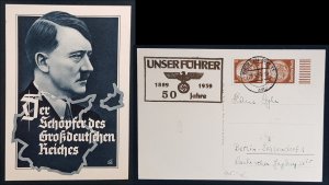 German Empire Third 3rd Reich Propaganda - Hitler Creator of the Greater Reich