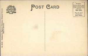 Newport VT Area Lake Memphremagog MAP c1910 Postcard