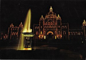 Parliament Buildings Night Scene Victoria British Columbia Canada 4 by 6