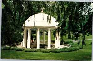 Postcard WV White Sulphur Springs The Greenbrier hotel Spring House