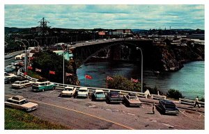Postcard BRIDGE SCENE Saint John New Brunswick NB AU4960