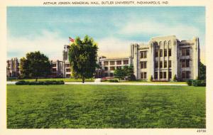 Arthur Jorden Hall, Butler University, Indianapolis IN  Vintage Postcard F12