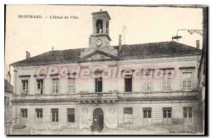 Postcard Old Montbard Hotel De Ville