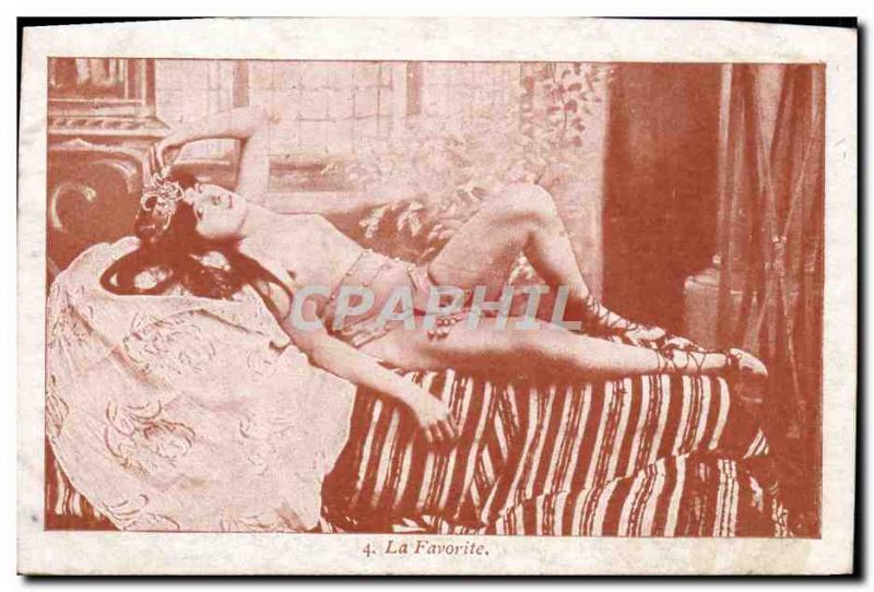 Postcard Old Woman Nude erotic favorite