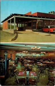 Vtg Ann Arbor Michigan MI Frontier Beef Buffet Restaurant 1960s Postcard