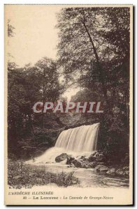 Old Postcard Louvesc La Cascade De Grange Neuve