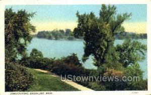 Jamaica Pond - Brookline, Massachusetts MA  