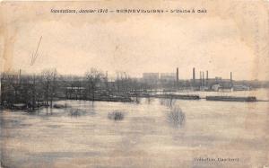 B20046 Inondation Janvier 1910 Gennevilliers L'Usine a Gaz