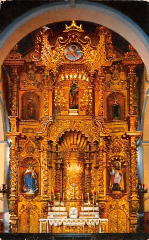 Golden Altar Panama City Panama Writing on back 