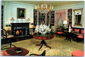 Postcard - The White House Library - Washington, District of Columbia
