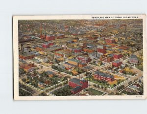 M-203587 Aeroplane View of Grand Island Nebraska USA