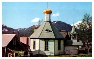 Postcard CHURCH SCENE Juneau Alaska AK AP0206
