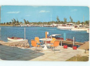 Damaged Back 1950's DOCK Pompano Beach by Hillsboro & Fort Lauderdale FL AF4342