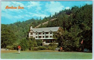 GARBERVILLE, California CA  BENBOW INN  Humboldt County 1971 Golfer  Postcard