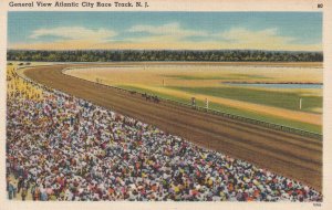 ATLANTIC CITY, New Jersey, 1930-1940s; General View Of Atlantic City Race Track