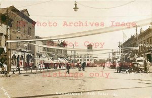 IL, Rock Falls, Illinois, RPPC, Street Scene, Corn Carnival, Jurgens Photo