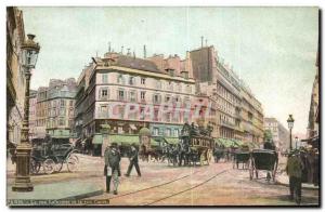 Paris - 10 - La Rue Lafayette and Rue Cadet Old Postcard