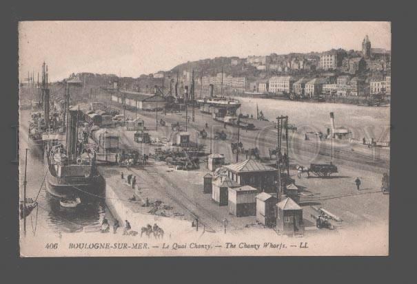 081961 FRANCE Boulogne-sur-Mer le Quai chanzy Vintage PC