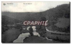 Old Postcard Houffalize Bridge Rensiwez