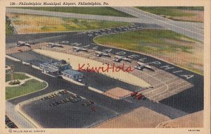 Postcard Philadelphia Municipal Airport Philadelphia PA