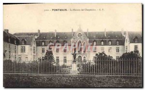 Postcard Old Pontmain home Chaplains