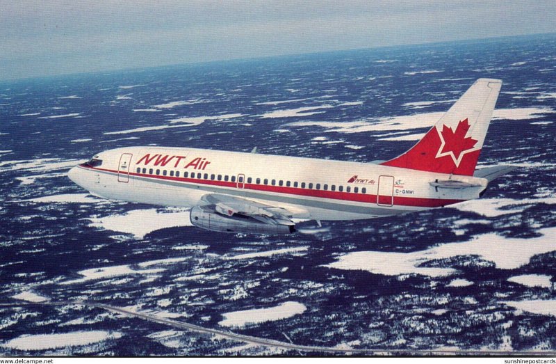 NWT Air Boeing B-737-210C Advanced West Of Yellowknife International Airport