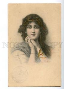 149333 BEAUTY Portrait BELLE by WICHERA vintage M.M.VIENNE PC